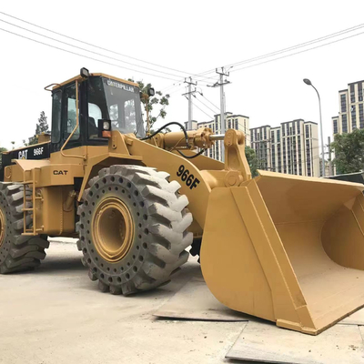 Carregador de rodas dianteiras de segunda mão Caterpillar 966F com modelo 966F em boas condições