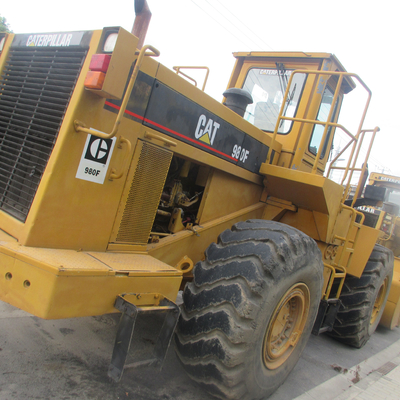 Caterpillar 980F de segunda mão Carregador de rodas dianteiras 92KW Carga nominal 20TONAS