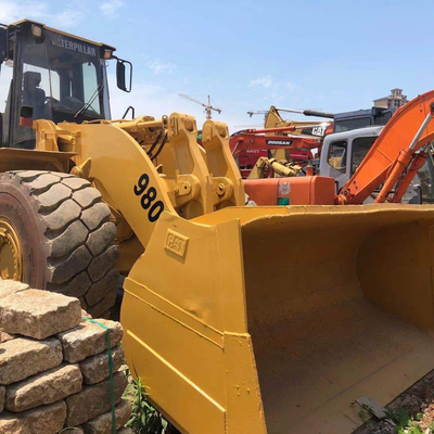 1200 horas de trabalho 980G carregador de rodas dianteiras usado 980G carregador de segunda mão