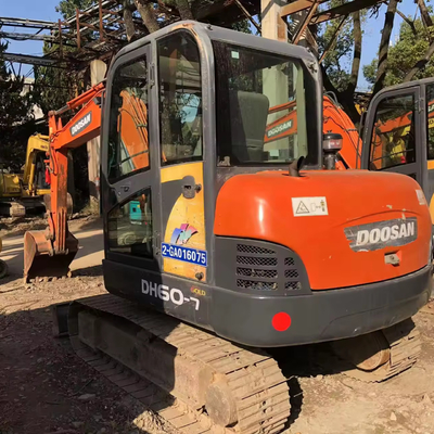 Capacidade de balde 0,2 Mini Excavatores Doosan usados DH60-7 em excelente estado na Coreia