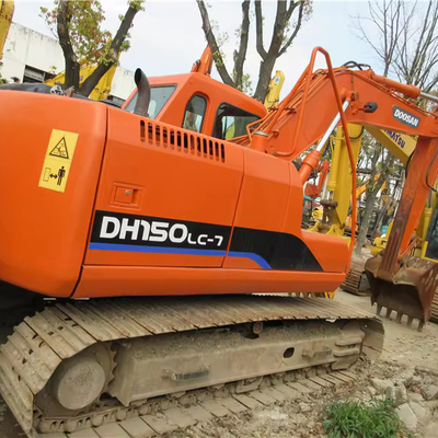15 TON Doosan DH150-7 Excavadora/Excavadora usada original com bomba hidráulica original