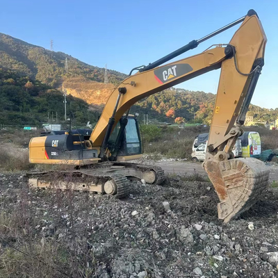 28230 kg Peso de operação Excavadora CAT 326D de segunda mão com bomba hidráulica original