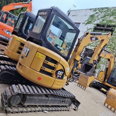 Cat 303.5E de segunda mão Excavator usado Caterpillar Pista de sapatos 303.5E em boas condições