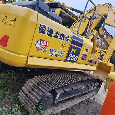 1.2CBM Capacidade de balde Komatsu PC200-8 Excavadora usada 20 Ton Crawler em boas condições