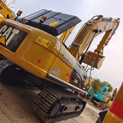Excavadora Caterpillar 336 usada com 1200 horas de trabalho e cilindro hidráulico original