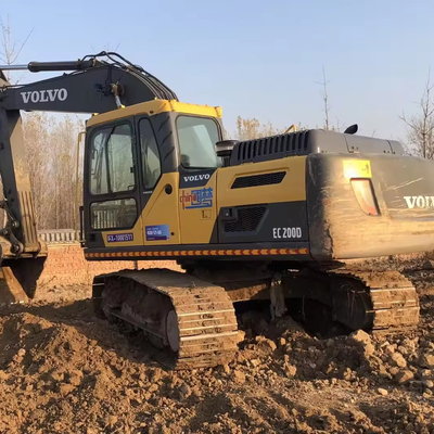 Usado Volvo EC200d Ec200dl Ec200el 20 toneladas Grande Excavadora Excavadora em acessível