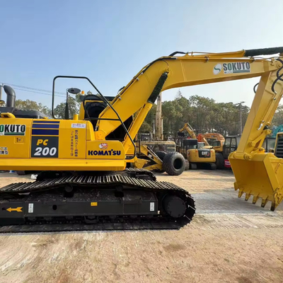 Usado Komatsu Pc 200 Excavadora Excavadora movediça Tipo Altura máxima de escavação 11000
