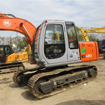 12TONAS Usadas Hitachi EX120-3 Excavadora de rastreamento ZX200-3 ZX200-5 EX120-3 EX200-1 em Xangai