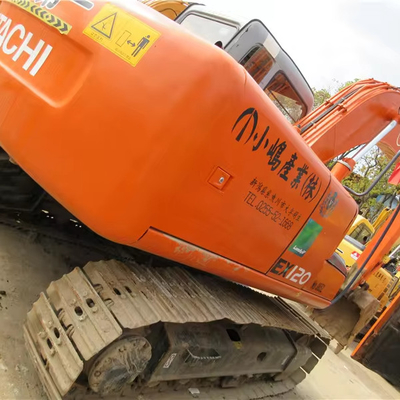 120KW em bom estado Hitachi EX120-5 Excavator usado Japão Hitachi EX120-1 EX120-2 EX120-3 Excavatores