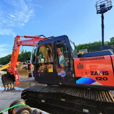 Excavadoras de calçados de pista 93KW Hitachi ZX120-3 ZX120-3 Excavadoras usadas em boas condições