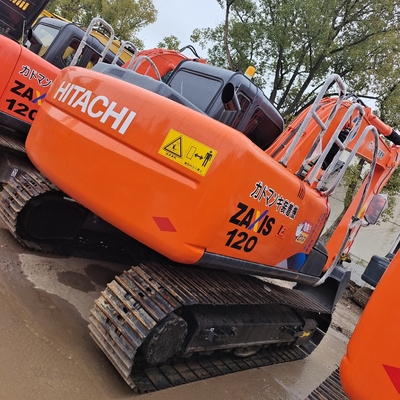 Excavadora HITACHI EX120-5 zx120 com motor Isuzu AJ-4JJ1X e 4000 horas de trabalho