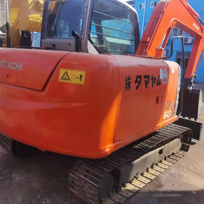 Mini escavadeira Hitachi ZX60-5A com cilindro hidráulico original e pequena escavadeira de rastreamento