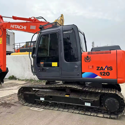 4000 horas de trabalho Hitachi ZX120-3 ZX120-5 Excavadoras usadas para projetos de construção