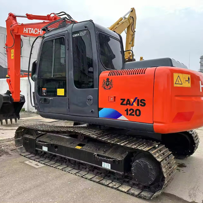 Válvula hidráulica original Hitachi ZX120-3 12 toneladas Excavadora de segunda mão de tamanho médio