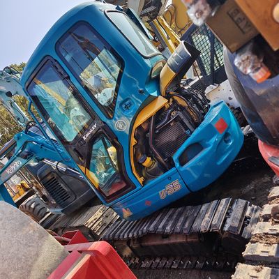 Usado Kubota U35 163 185 Japão Mini Excavadora de Borracha Original 3,5Ton 18,5KW Ano 2020