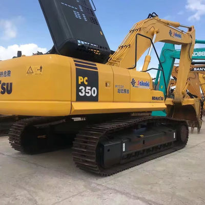Excavadora hidráulica usada Komatsu PC350-7 do Japão com 800 horas de trabalho