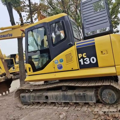 13000 KG Peso da máquina Komatsu PC130-7 Excavadora de trilhos com válvula hidráulica ORIGINAL