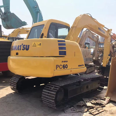 6 toneladas Usado Japão Excavator PC60-7 Segunda mão Komatsu PC60-7pc56-7pc30MR Excavatores