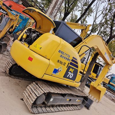 Usado Japão Excavadoras de 7 toneladas PC70-8 de segunda mão KOMATSU Excavadoras PC70-8 Economia de óleo
