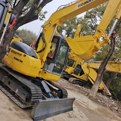 Excavadora usada Komatsu PC78US com 800 horas de trabalho e cilindro hidráulico original