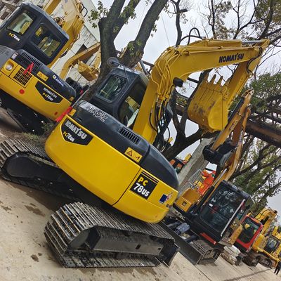 cilindro hidráulico original usado Komatsu PC55 escavadeira PC55MR-2 PC56 PC35mr PC40mr PC78us