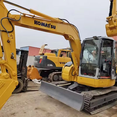 Excavadora Komatsu PC78US com excelente desempenho de custo