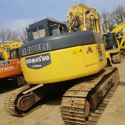 2022 12 Ton PC128US PC128 Komatsu Excavadora japonesa usada com capacidade de balde de 0,53CBM