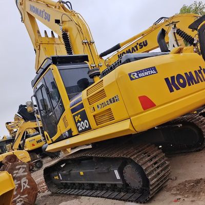 Excavadora de 20 toneladas usada Komatsu PC200-8 vendida com bomba hidráulica original