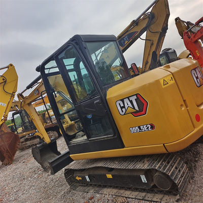 5000 kg Peso da máquina USED Caterpillar 306E Mini Excavators / 305.5E 306E Excavators