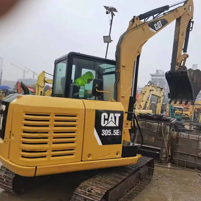 Boa condição 303.5 Mini Excavator Usado Cat 305.5e com cilindro hidráulico original