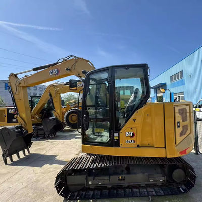 Cat 307E Excavadora de 7 toneladas com bomba hidráulica Eaton e raspador de borracha original 306