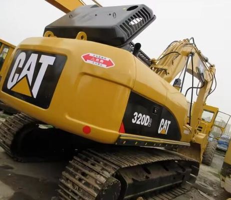 Excavadora original japonesa Cat 320D com poucas horas de trabalho e 20000 kg de peso da máquina