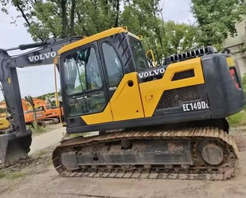 Melhor desempenho VolvoEC140DL D3.8E Excavadora motorizada com capacidade de 0.7 baldes