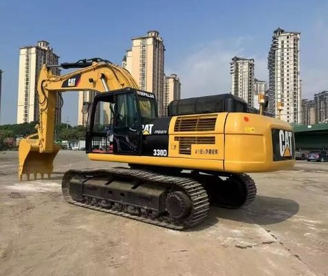Excavadora japonesa CAT 330D de 201 kW usada com projeto original e cilindro hidráulico