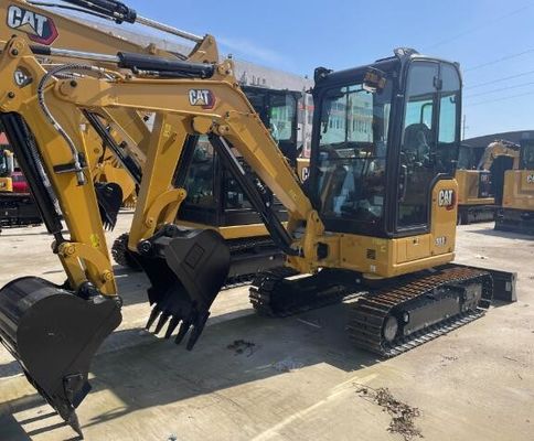 Excavadora CAT303 com 180 horas de trabalho, cilindro hidráulico original
