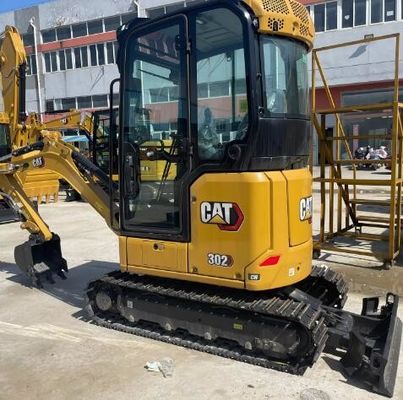 32000 KG Excavadora usada CAT 302cr com bomba hidráulica original em boas condições