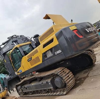 Excavadora VolvoEc480d Usada Máquina pesada de construção de 48 toneladas com válvula original