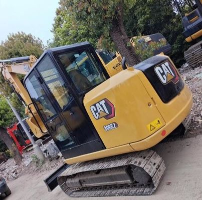 6 toneladas Mini 306 306e2 Excavadora de gato usada com cilindro hidráulico original no parque agrícola