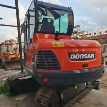 Excavadora mini Doosan Dx55 usada 5 toneladas 5,5 toneladas Excavadora Doosan 2019 1200 horas de trabalho