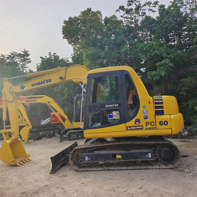 6300kg Usado Komatsu PC60-7 Excavadora 6 toneladas com 800 horas de trabalho em Xangai