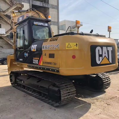 Excavadora de rastreador Cat 320D usada 3.5/5.7 Máquina hidráulica de velocidade nominal