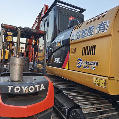 140KW Sistema totalmente hidráulico CAT 320D Excavadora usada para aplicações de construção
