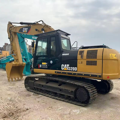 Excavadora CAT 320D usada com bomba hidráulica ORIGINAL Altura máxima de escavação 7840MM
