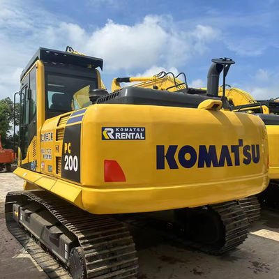 Japão Komatsu PC200-8 Excavadora Crawler Usada com Sapatos 20 toneladas na Fábrica de Fabricação