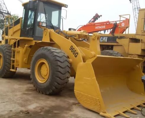 Carregador de roda dianteira usado Cat 966G Carregador de segunda mão Caterpillar 966G em boas condições