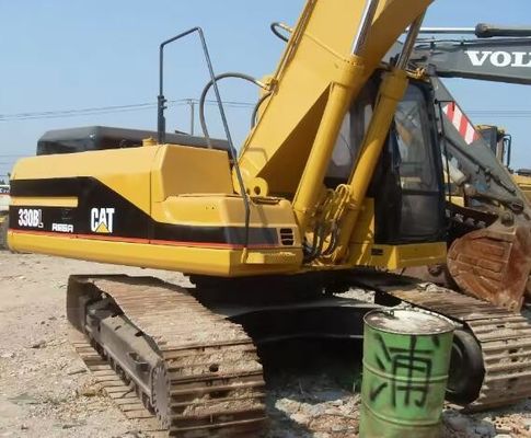 Excavadora Crawler Cat 330BL usada com capacidade de balde de 1,5 m3 e motor Cat 3306