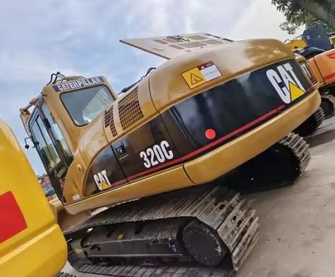 Excavadora japonesa usada 320C bomba hidráulica original e motor 3066