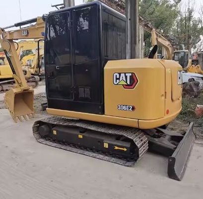 Usado CAT 306 Mini Excavator 6ton Terra Moving Machine do Japão com 41.5KW 2022 Ano