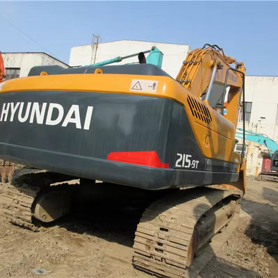 Hyundai 220LC-9s Crawler Excavator com cilindro hidráulico original e balde 1CBM