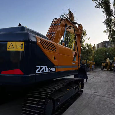 Alta eficiência operacional Usado Hyundai 220 Excavator Robex 220LC-9s Crawler Excavator